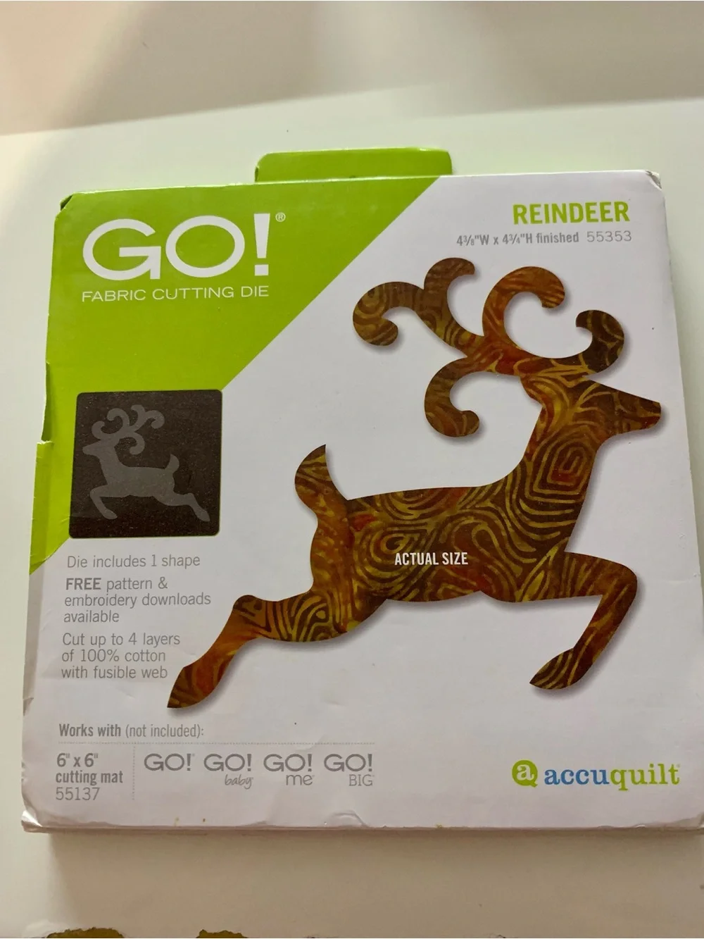 SIZZIX RED DIE CUTTER ACCUQUILT CREATIVE MEMORIES ABC STENCIL LOT of 4